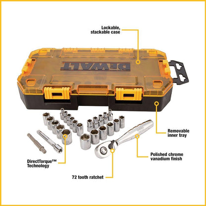 Dewalt Kit Matraca 1/4" DWMT73805CL