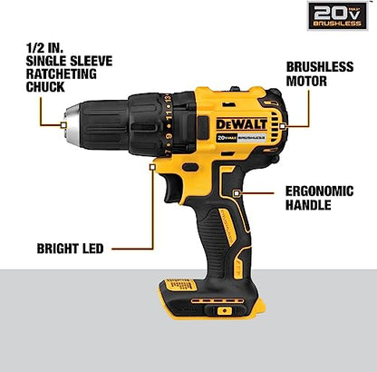 DEWALT Kit combinado de 3 herramientas inalámbrico sin escobillas (DCK379D2)