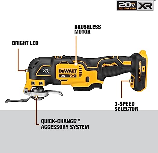 DEWALT Kit combinado de 3 herramientas inalámbrico sin escobillas (DCK379D2)