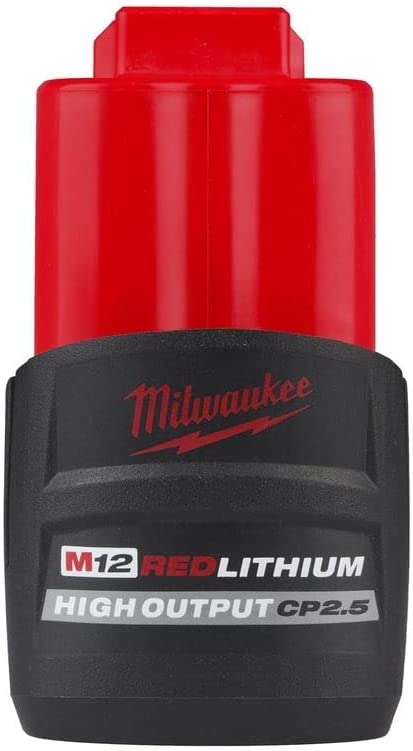 Milwaukee 48-11-2425 M12 REDLITHIUM - Batería CP de alta salida de 2.5 Ah