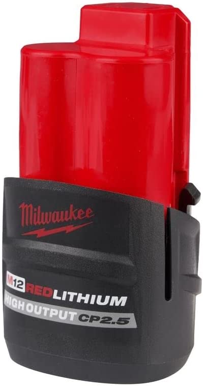 Milwaukee 48-11-2425 M12 REDLITHIUM - Batería CP de alta salida de 2.5 Ah