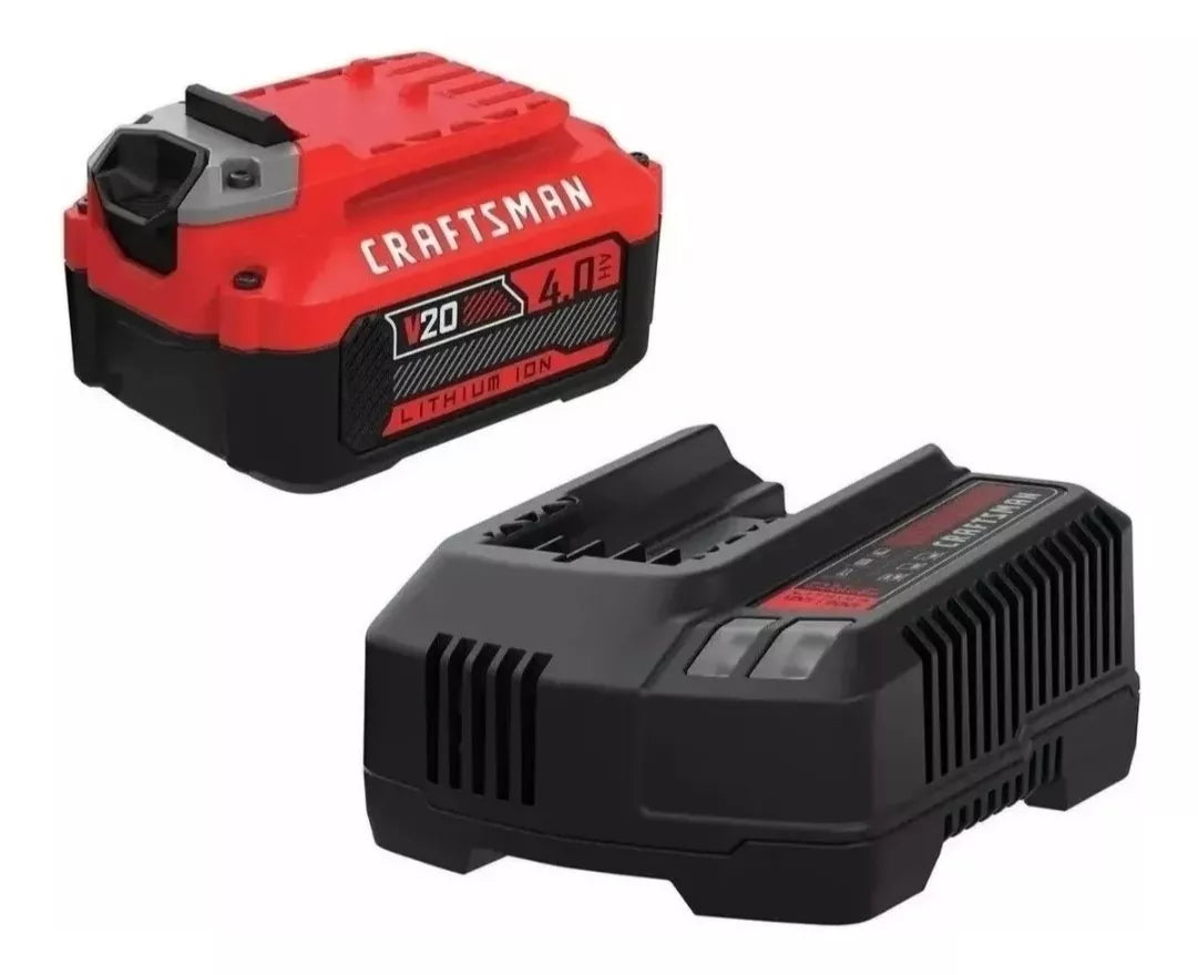 Craftsman 2 pack Baterias y cargador CMCB204-2CK