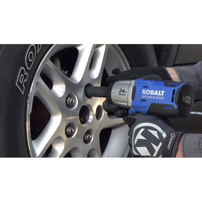 Kobalt 24-volt Max Llave de impacto sin escobillas 1/2 pulg con batería y cargador