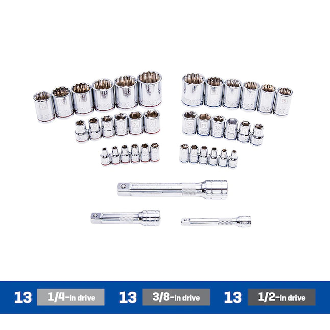 Kobalt 64 piezas SAE/metric