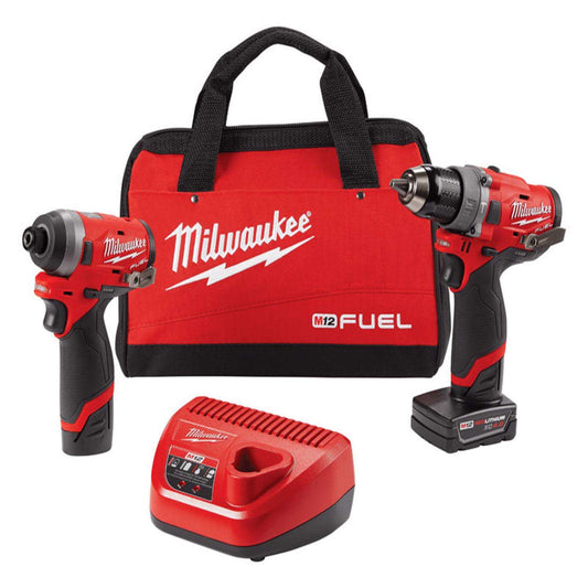 Kit Milwaukee Fuel M12 Taladro rotomartillo e Impacto