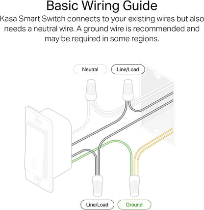 TP-LINK HS200 Kasa Smart Wi-Fi - Interuptor inteligente de luz, control de dispositivos desde cualquier lugar, funciona con Amazon Alexa,