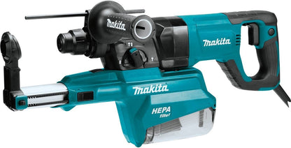 Makita HR2661 Martillo giratorio AVT de 1 pulgada con extractor de polvo Hepa