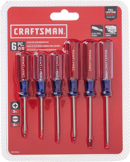 Craftsman Destornillador Joyero 6pc CMHT65043