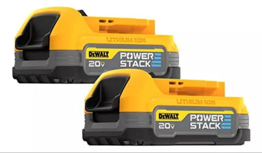 DEWALT Batería compacta POWERSTACK™ de 20 V MAX* Paquete de 2 (DCBP034-2)